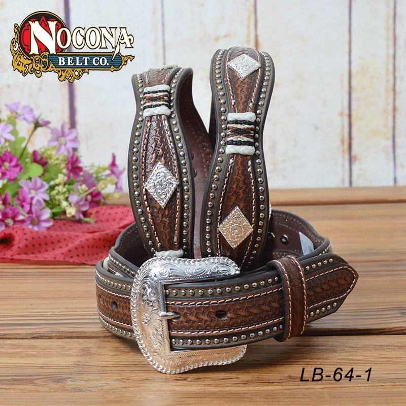【新】美国进口NOCONA骑马马术西部腰带牛仔腰带西部巨人马术用品