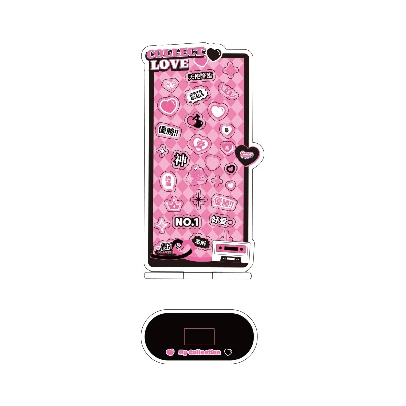 半价 B品 现货气球暖暖星谷美磁带摇摇乐吧唧立牌亚克力展示架8mm