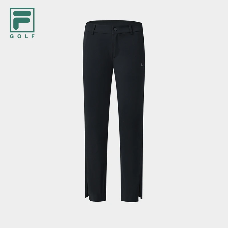 Fila/斐乐女子高尔夫高智感修身梭织经典商务时尚长裤A11W325808F