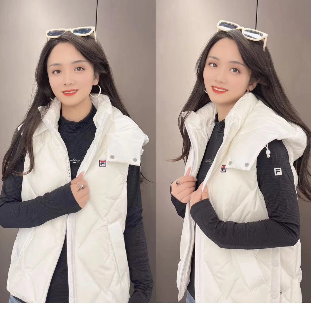 Fila/斐乐【轻薄耐磨保暖羽绒马甲】秋冬运动轻薄马甲A11W343902F