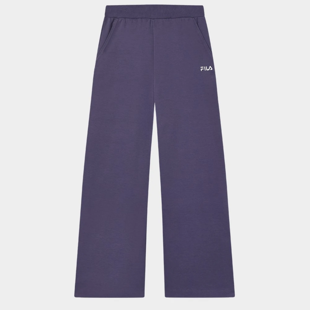 Fila/斐乐【莫奈系列】长裤秋季新款宽松直筒阔腿休闲F11W348611F