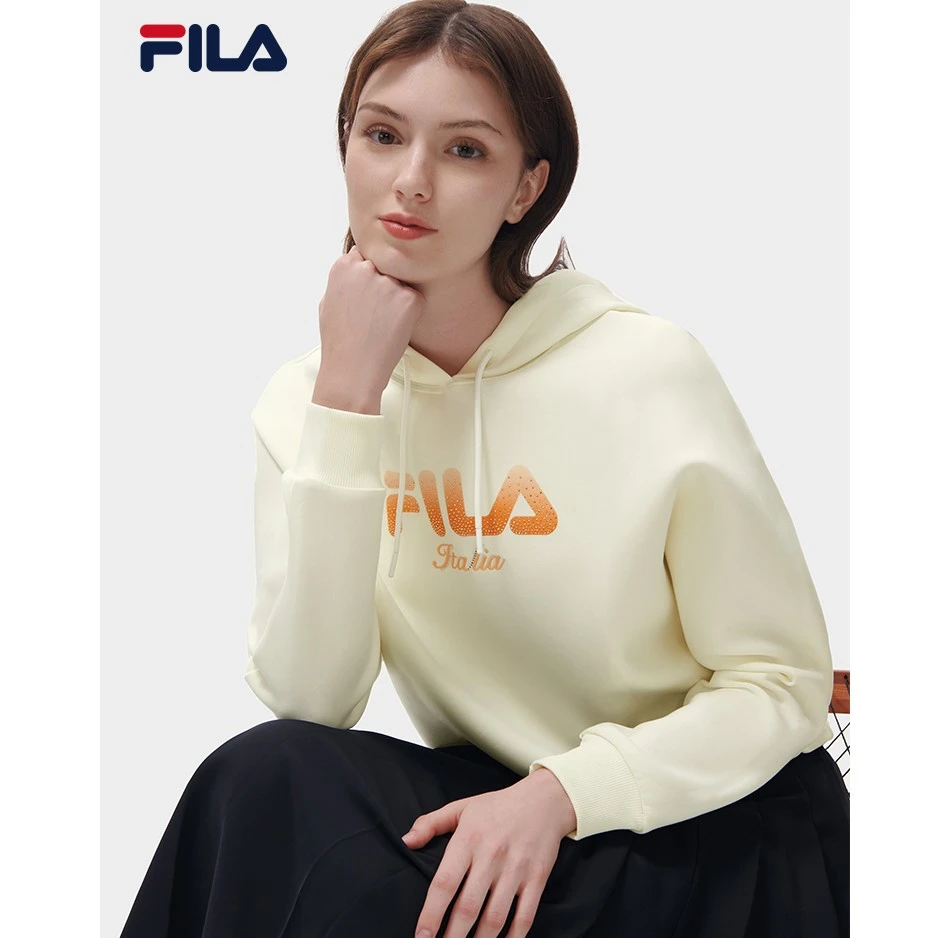 Fila/斐乐【破价浮力】高圆圆同款时尚百搭连帽卫衣F11W317202F QD