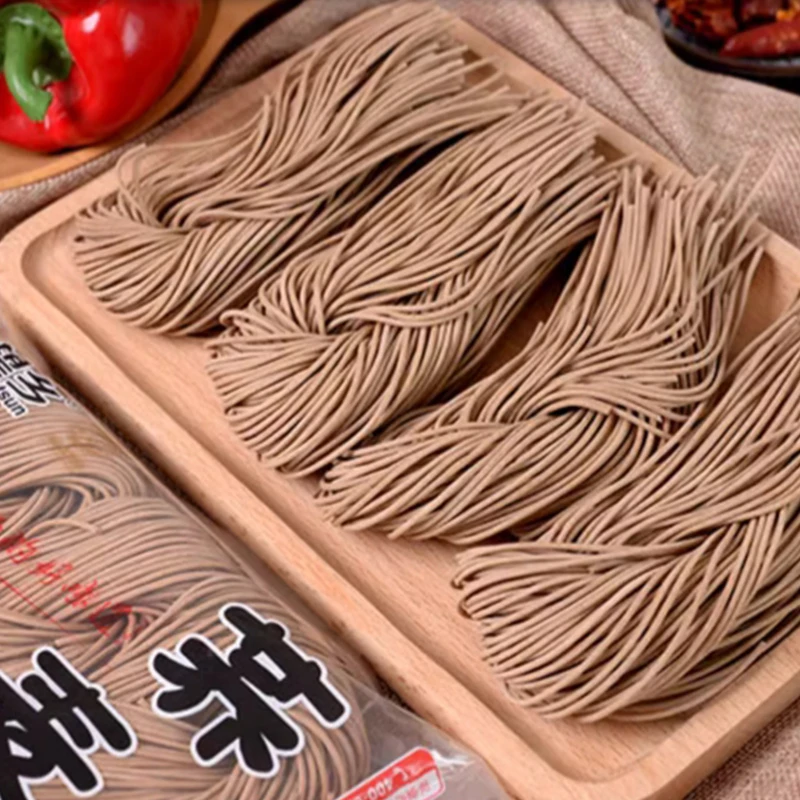 望乡荞麦面400g*3袋浓郁低脂杂粮粗粮湿面快熟面营养筋道荞麦面条