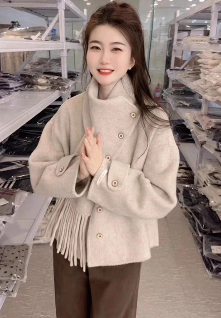 『 恰好时光S』设计显瘦百搭气质时尚休闲高品质秋冬外套1103