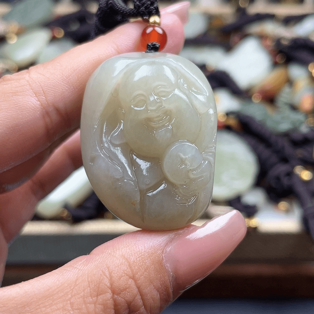 和田玉颈饰未镶嵌