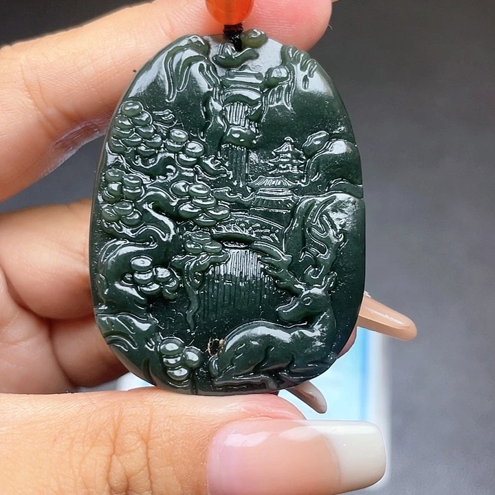 和田玉颈饰未镶嵌