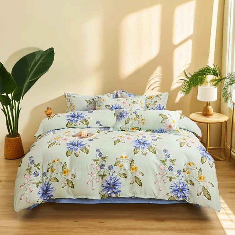 320S长绒棉被套单件-花枝摇曳