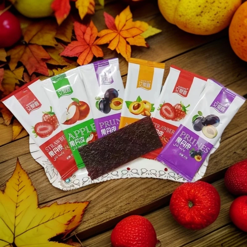 无品牌新疆非遗伊犁果丹皮多种口味酸甜可口办公零食小包装