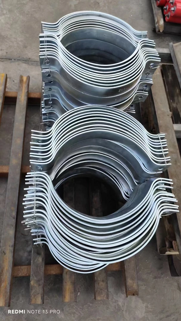 电力抱箍单长尾5*50直径230热镀锌包谷电力金具