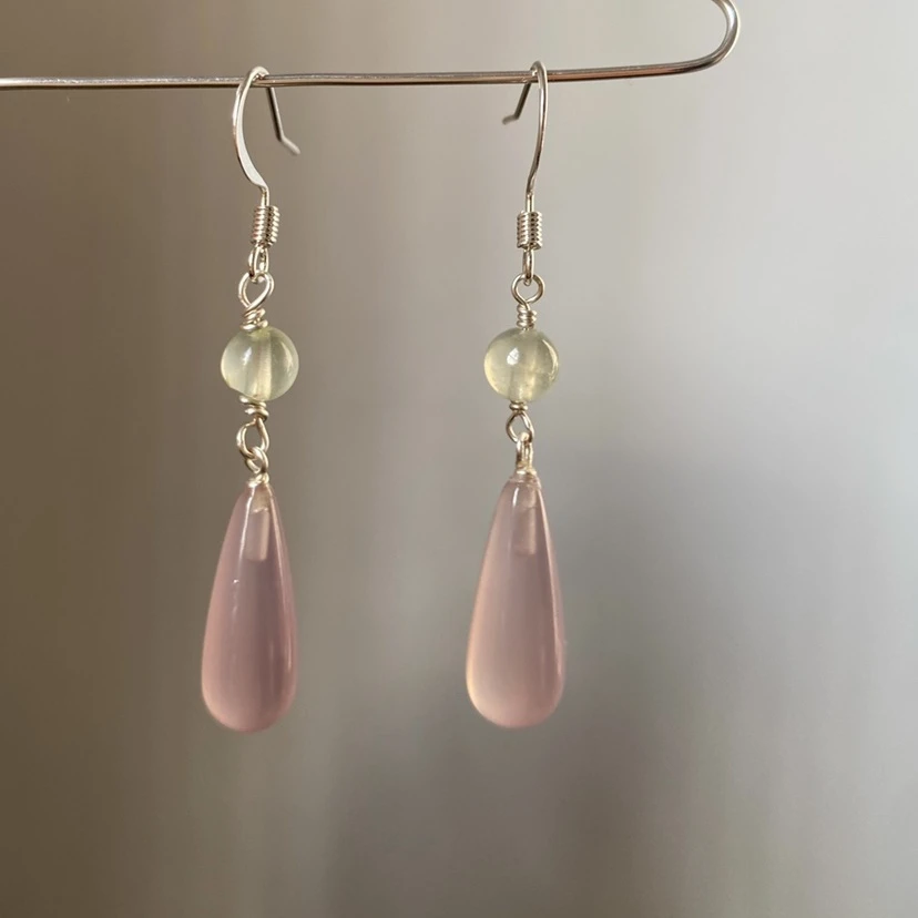 铜合金耳饰 然后我们跳舞了新中式国风水滴复古长款气质耳环耳钉