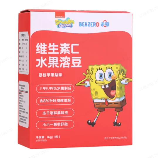 beazero 荔枝苹果梨味水果溶豆 24g/盒