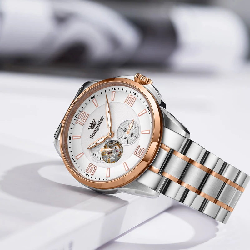 轻奢款【武士】系列男士商务机械腕表 胡