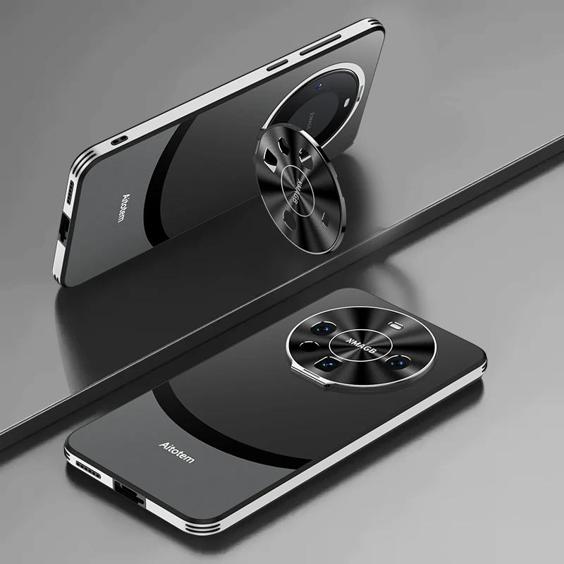 羽唯适用于华为Mate60Pro手机壳镜头盖隐形支架Mate50保护套mt40