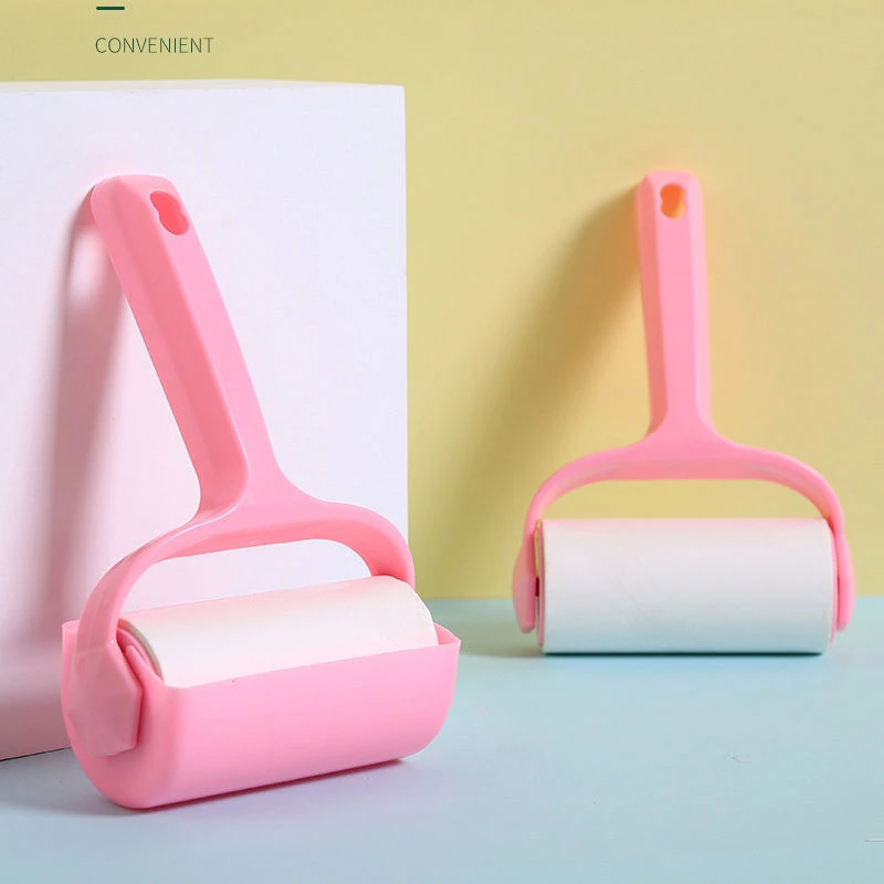 粘毛纸卷粘毛器可撕式滚筒除毛衣服去毛黏毛刷毡滚刷粘毛沾毛神器