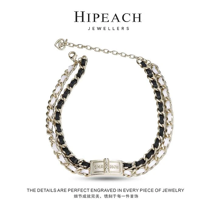 天书双编织颈链HTDNX080