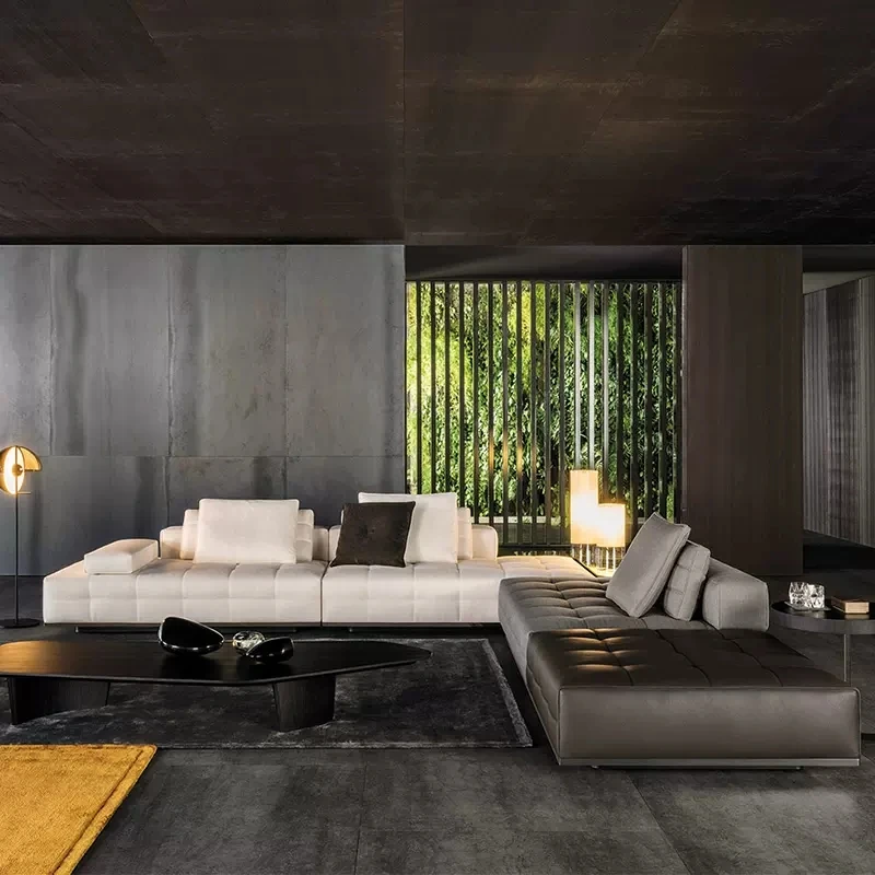 【Mika】Lawrence劳伦斯沙发高端意式极简真皮客厅轻奢大户型别墅