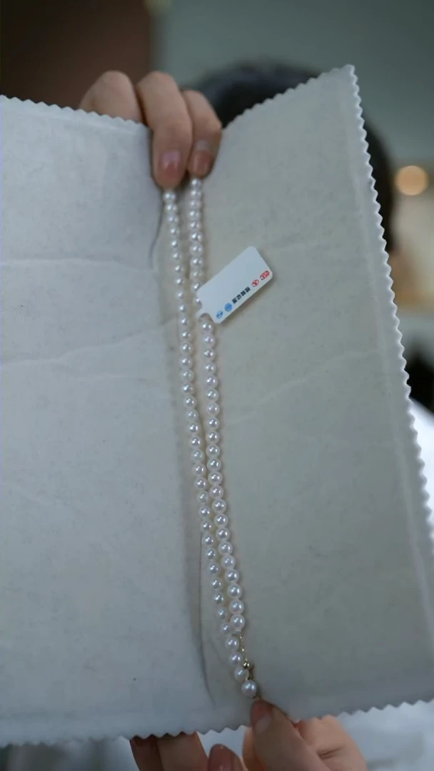 【闪购商品】海水珍珠项链18K金镶嵌5-6mm