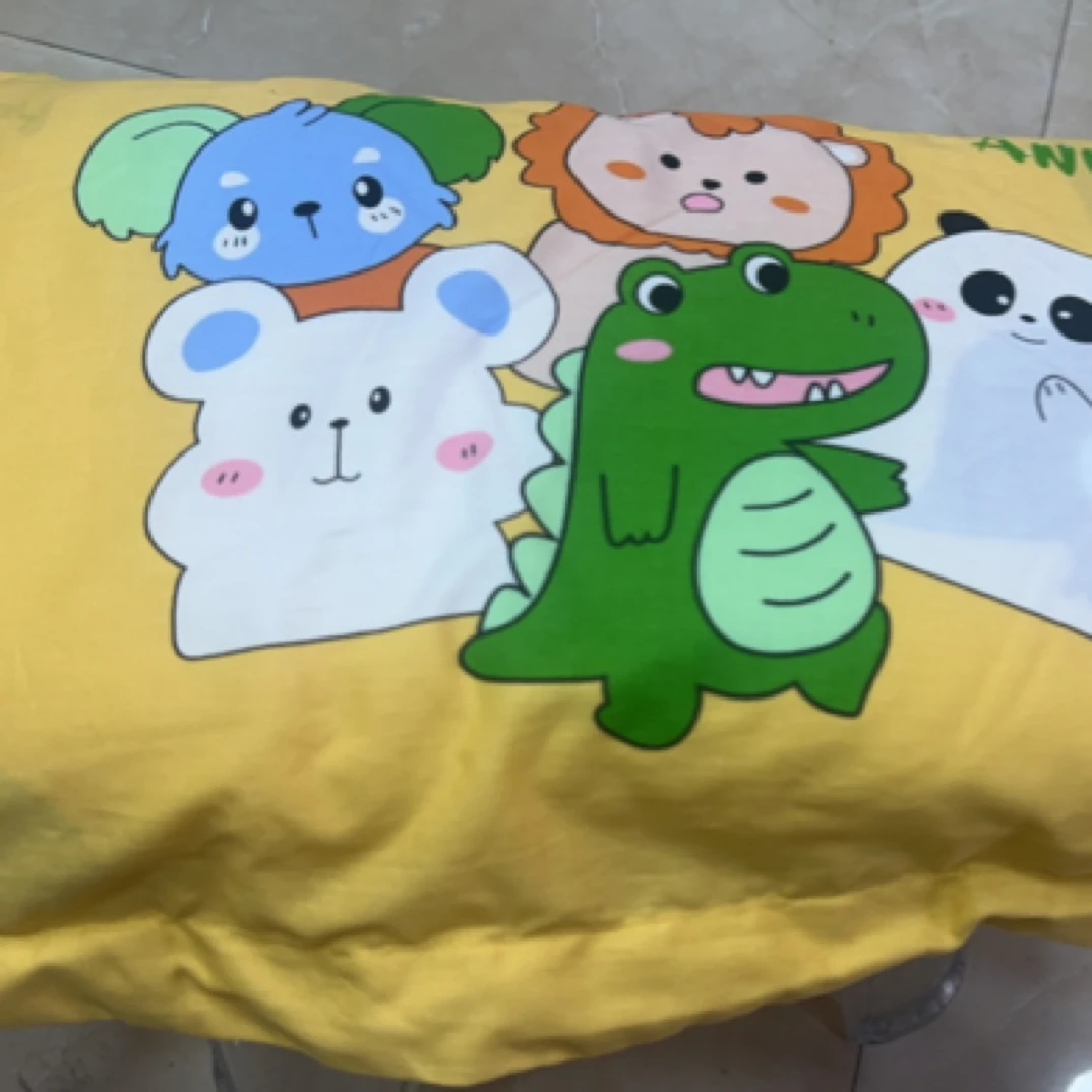 小孩枕头全棉印花可拆洗