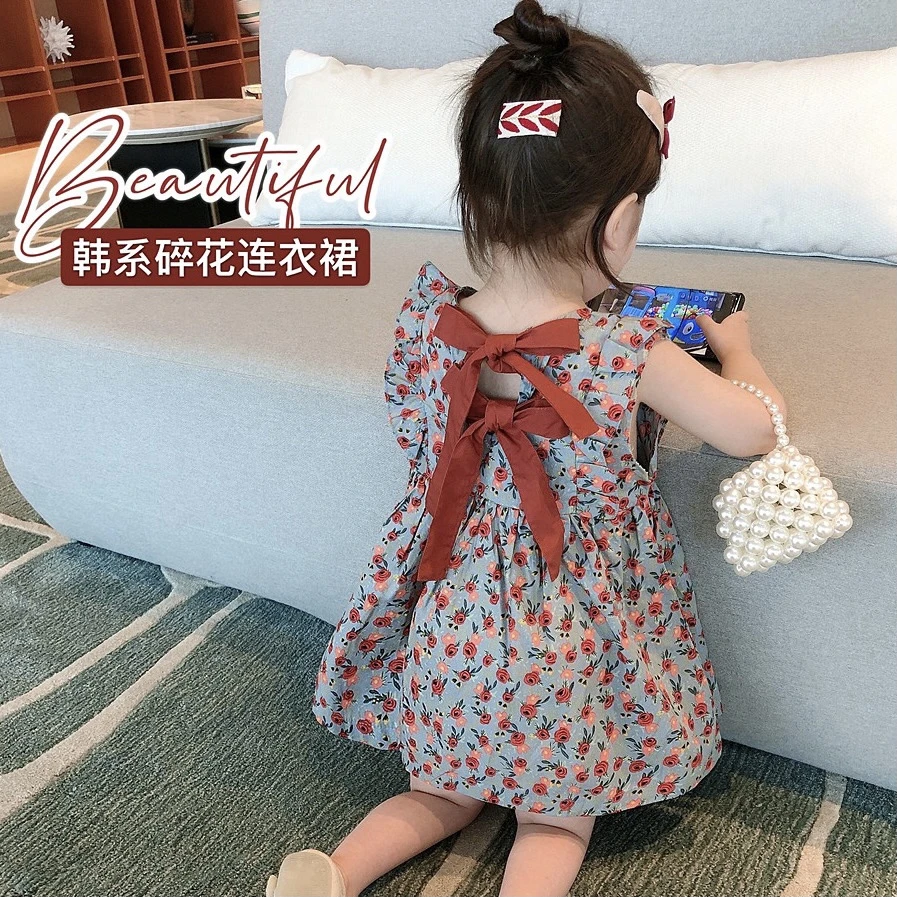 2292 女童连衣裙夏夏装韩系韩版公主裙洋气童装裙子儿童宝宝时髦