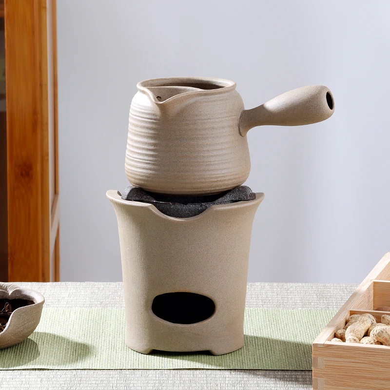 斗金罐罐小令炭炉围炉煮茶罐罐茶壶侧把壶煮茶木炭炉煮茶壶煮茶器