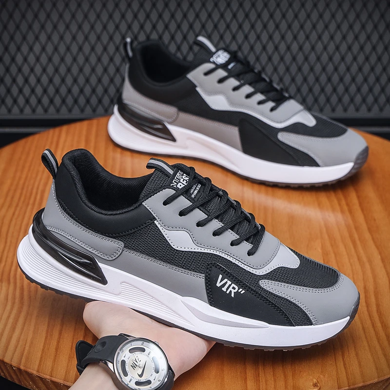 透气网面男鞋夏季2024新款时尚休闲鞋百搭跑步运动鞋韩版潮鞋男款