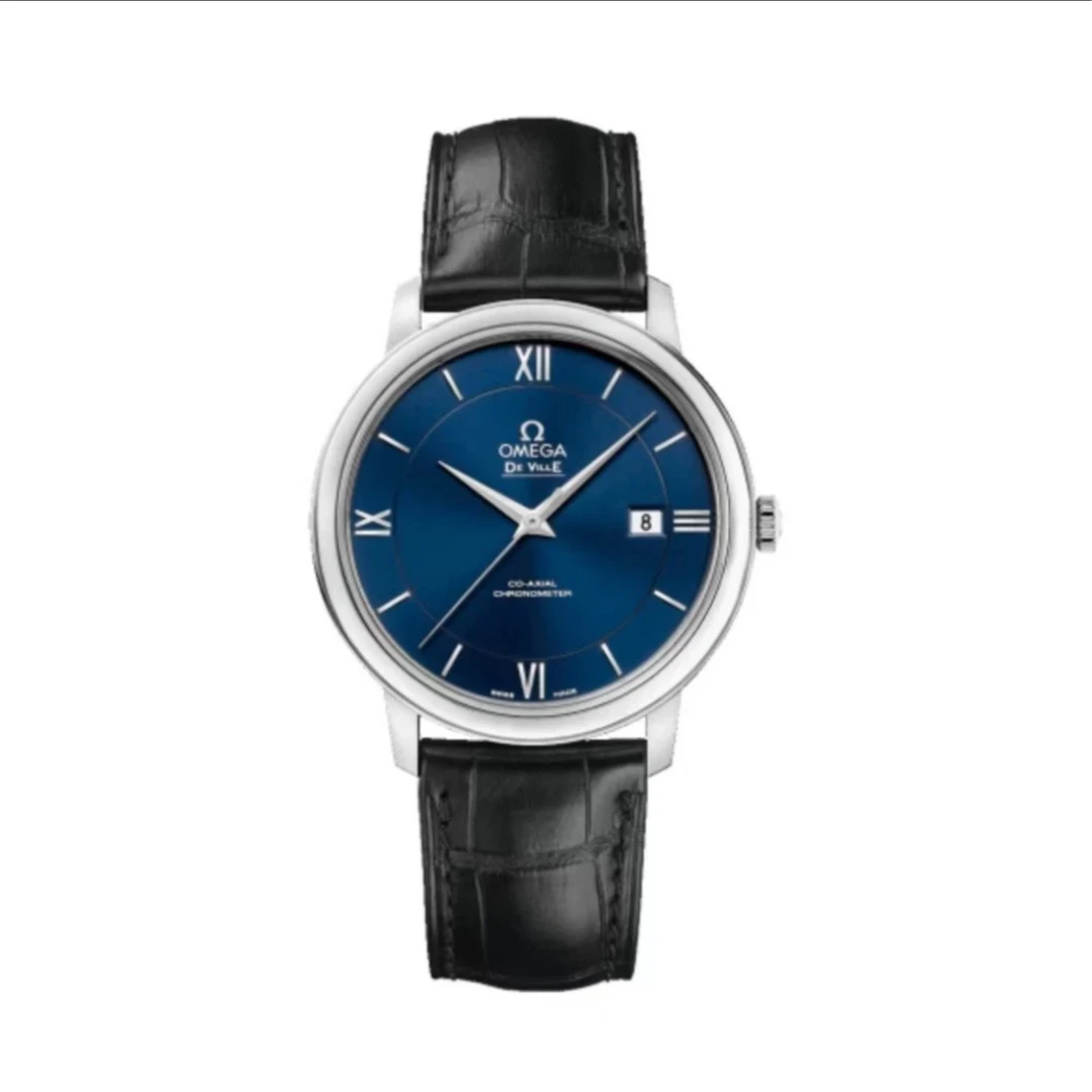 95新 Omega/欧米茄 /蝶飞系列/40mm/蓝盘/公价28500