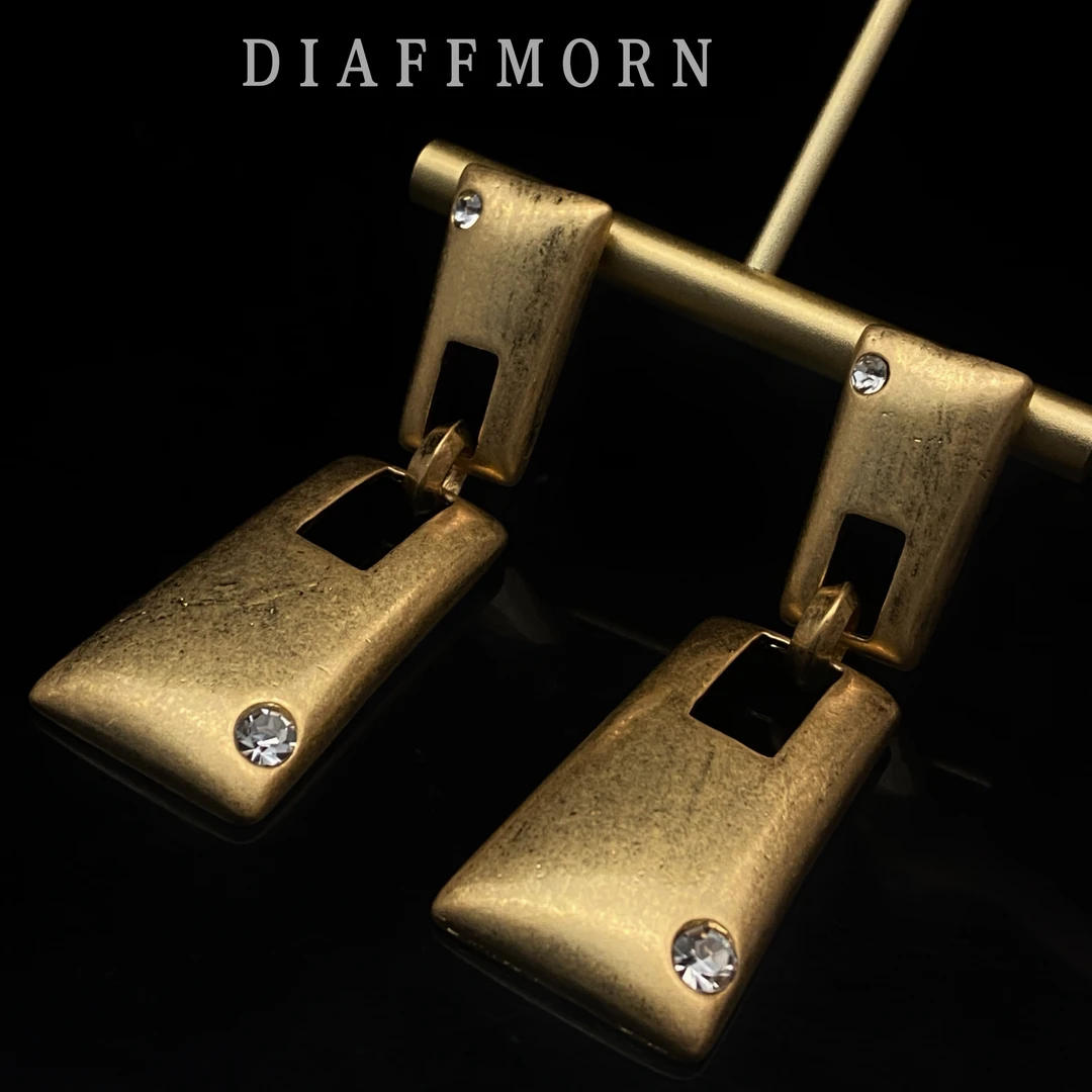 铜合金耳饰 D.F.M〖光阴的故事〗 重工复古小众气质耳环