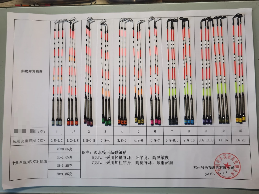 淡水筏正品弯头竿稍任选4根
