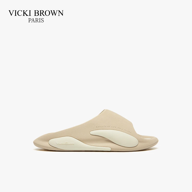 法国VICKI BROW 时尚拖鞋一字拖沙滩拖抗菌除臭凉拖鞋VBTX1001