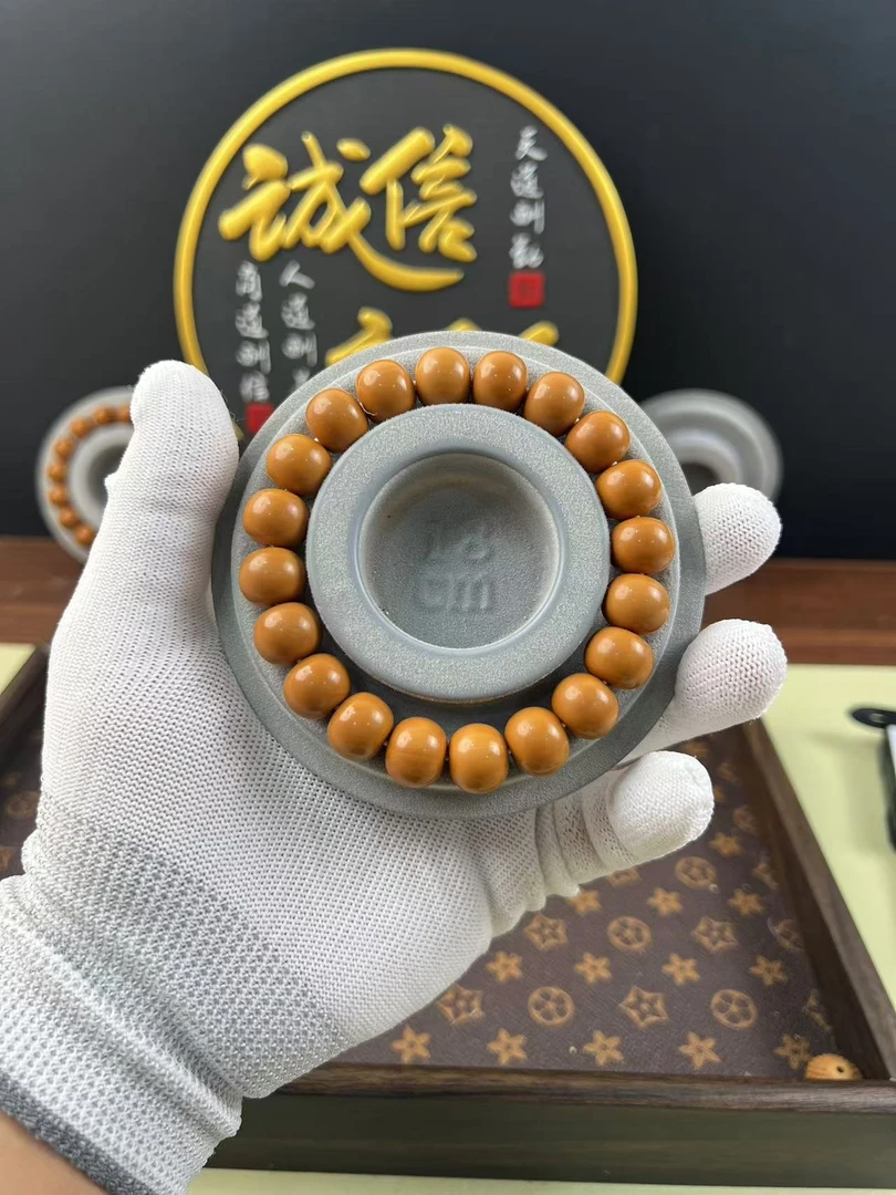 【老登出品】猴头核桃聚宝盆全品大算盘光珠15mm+猴头手串