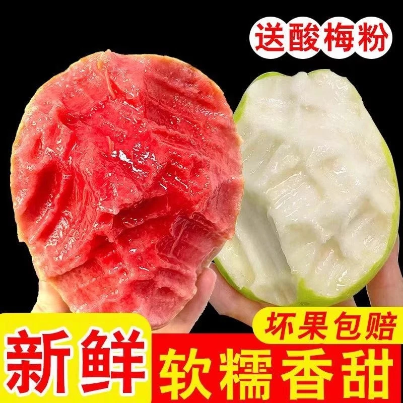 广西红心白心芭乐软心番石榴新鲜水果红心软芭乐 包赔现摘