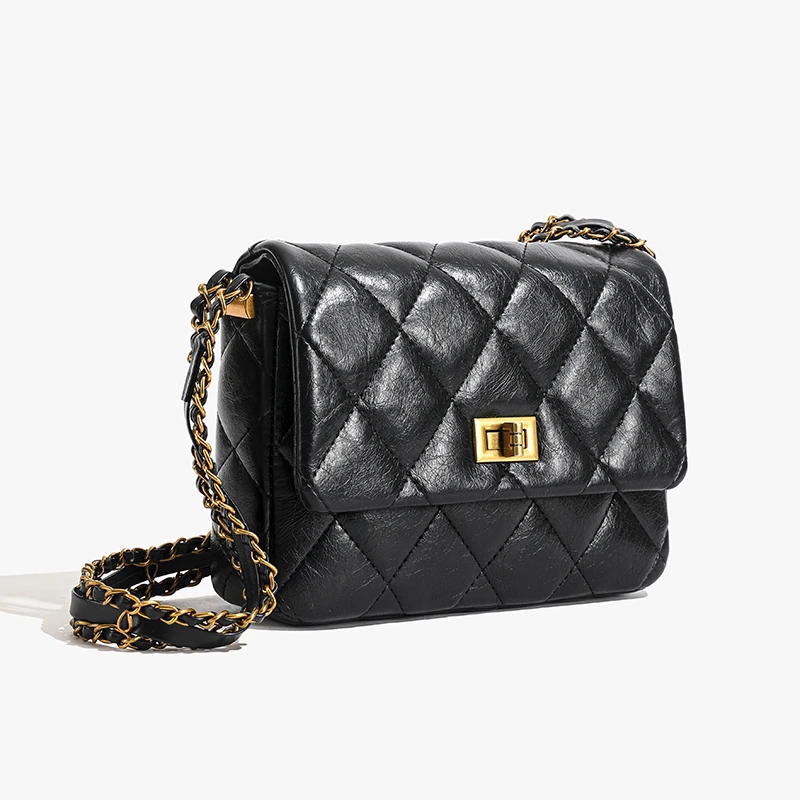 小香包女士包包女款爆款2024新款菱格链条包单肩斜挎包小方包斜跨