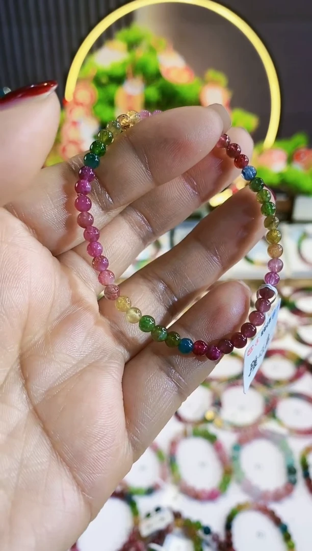 【闪购商品】碧玺手串未镶嵌G2001单圈多样性发货1