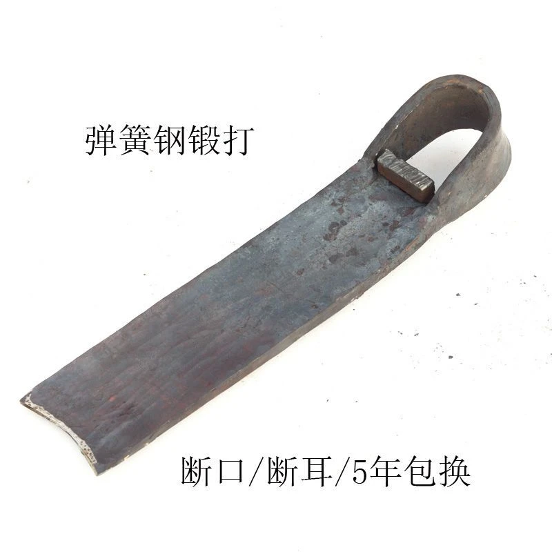 佰宥 弹簧钢锻打锄头加厚挖竹笋撅耙家用种菜条锄户外松土