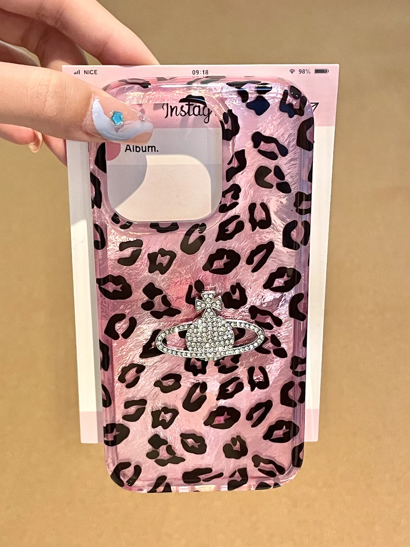适用iphone15promax豹纹14pro立体13pro潮牌12ins风手机壳