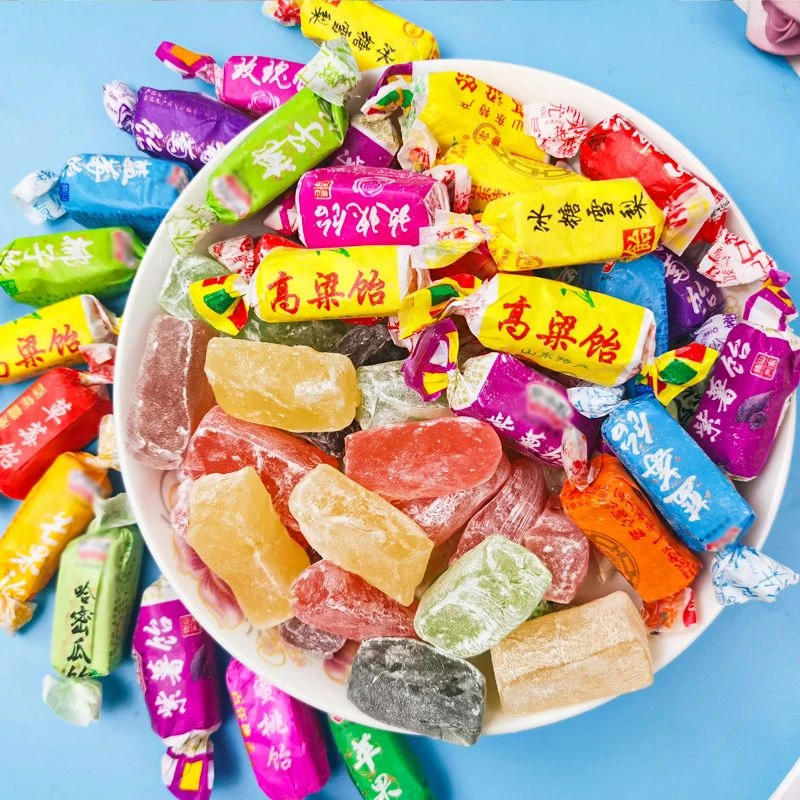 山东特产高粱饴软糖批发多种水果口味Q弹可拉丝糖果过年货