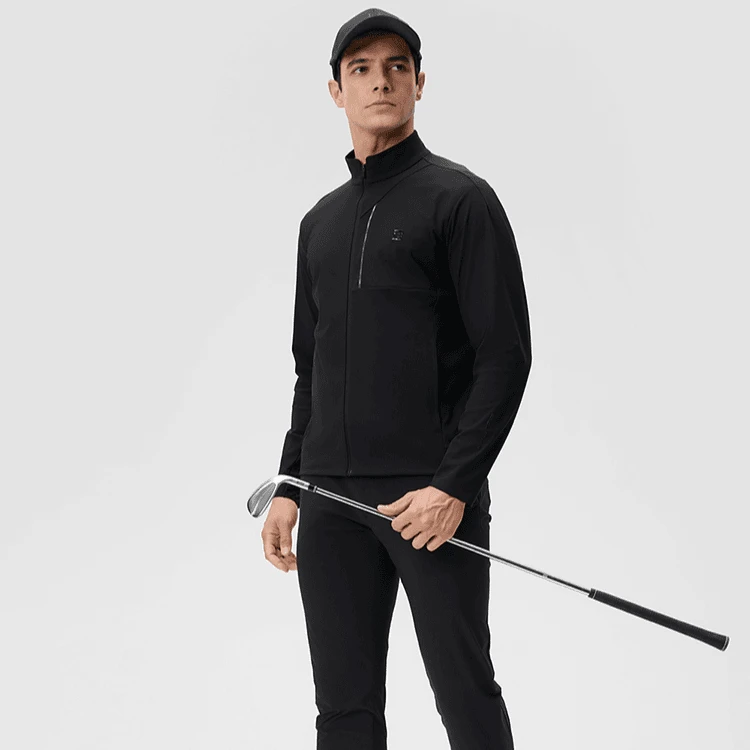 Fila/斐乐秋季男士新款舒适跑步运动休闲立领外套A11M435501F