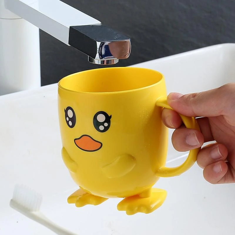 卡通可爱刷牙杯子小孩子童洗漱杯家用牙刷杯防摔男孩女孩漱口牙缸