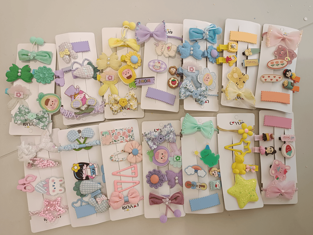 666儿童女头饰发夹多色（拍一发二颜色款式随机）