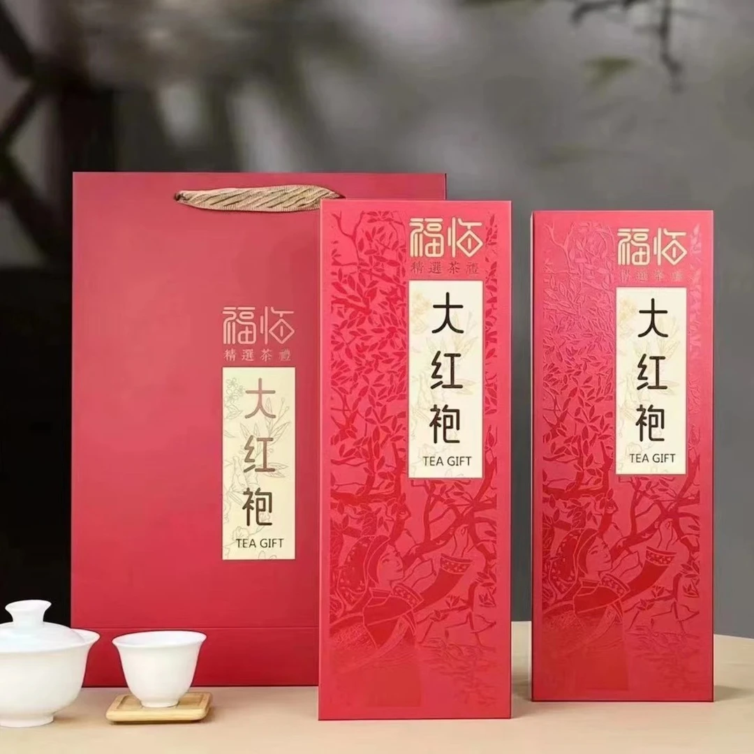 【小锋茶叶年货专属】浓香型大红袍福临工艺盒两盒一斤装500g