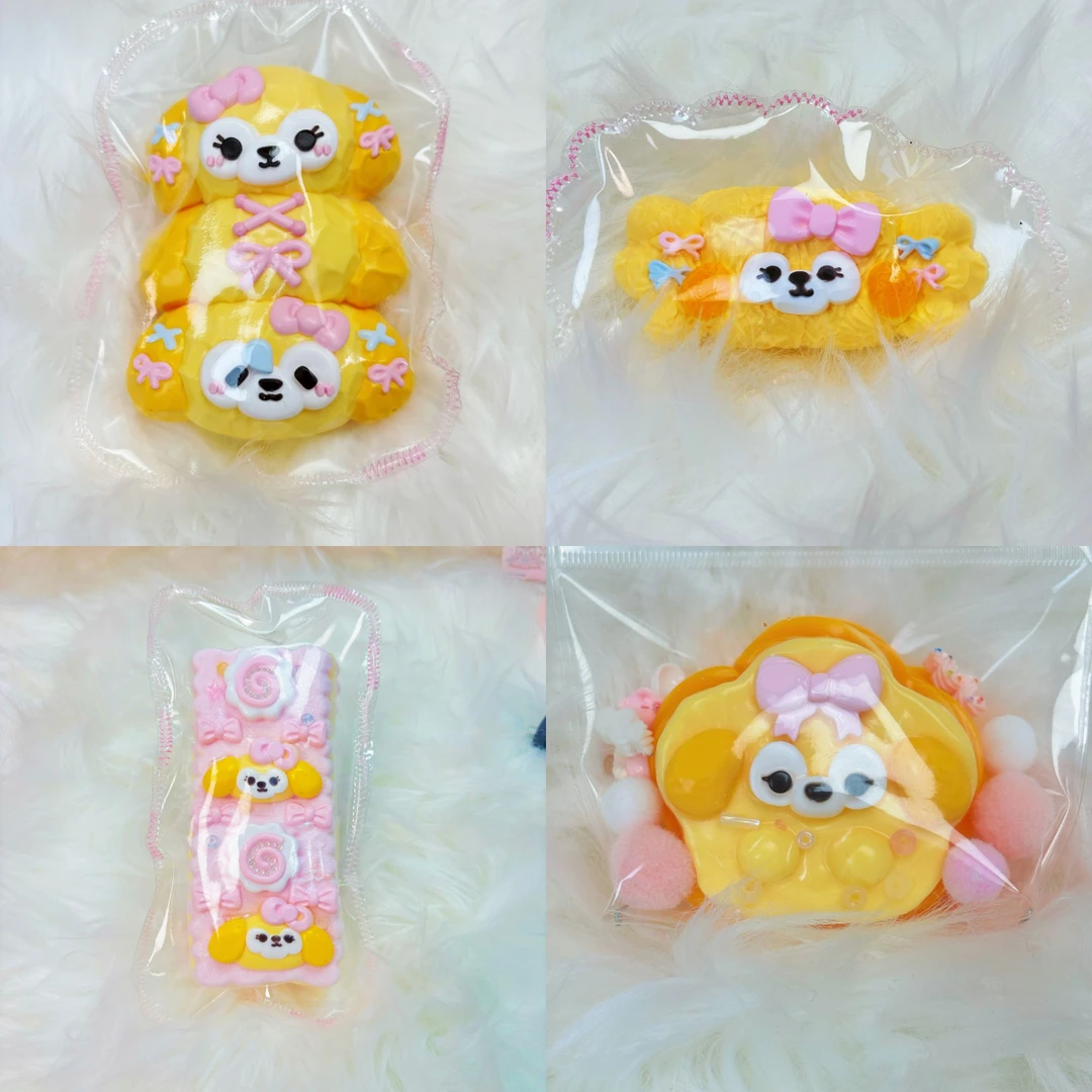 【48小时发货】M31超软烂稀奶油饼饼系列手工制作硅胶捏捏可缝边