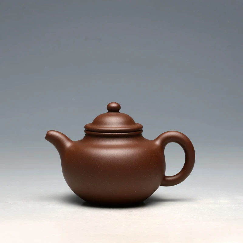 明理茶艺宜兴紫砂壶茶壶 董晓勇全手工 430CC 大亨掇球原矿底槽清