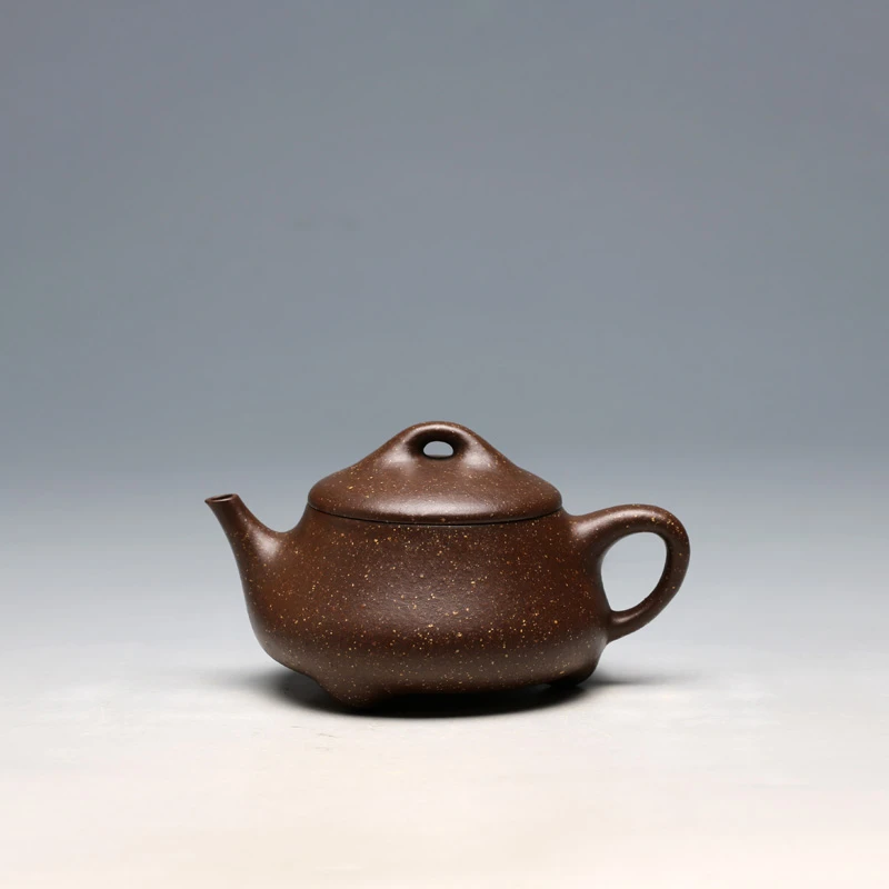 宜兴紫砂壶茶壶 董永君 全手工 330CC石瓢壶 紫砂厂老料明理茶艺