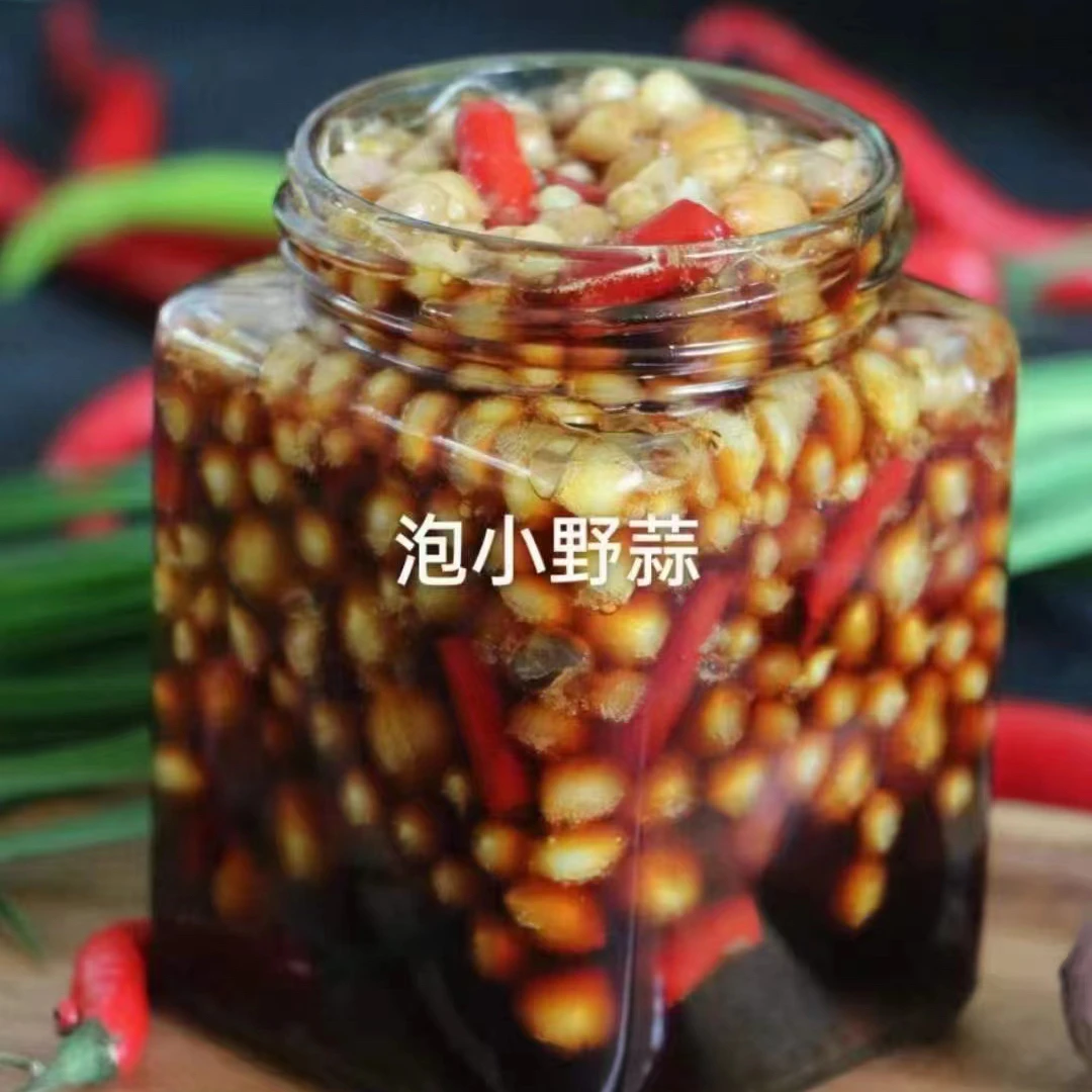 【跑乡小润丽】宣威泡小苦蒜小野蒜
