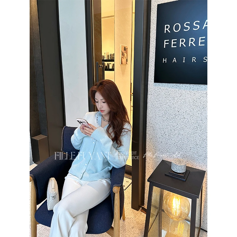 AILIER“感觉至上”冬季新款 法式气质设计感保暖优雅百搭针织毛衣