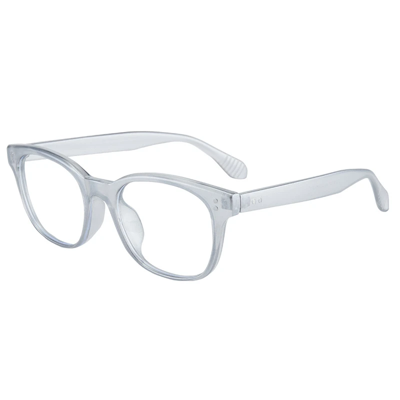 欧美小方框米钉潮复古港风未来感银色太阳镜防蓝光平光镜可配近视