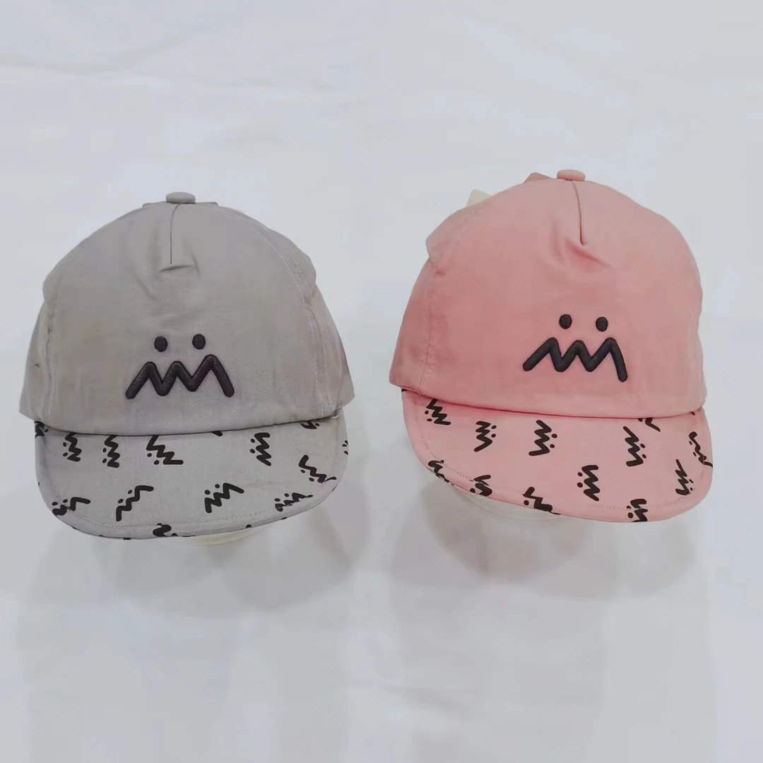 宝宝鸭舌帽20083休闲帽子儿童中性遮阳夏季白色婴儿可调时尚春夏