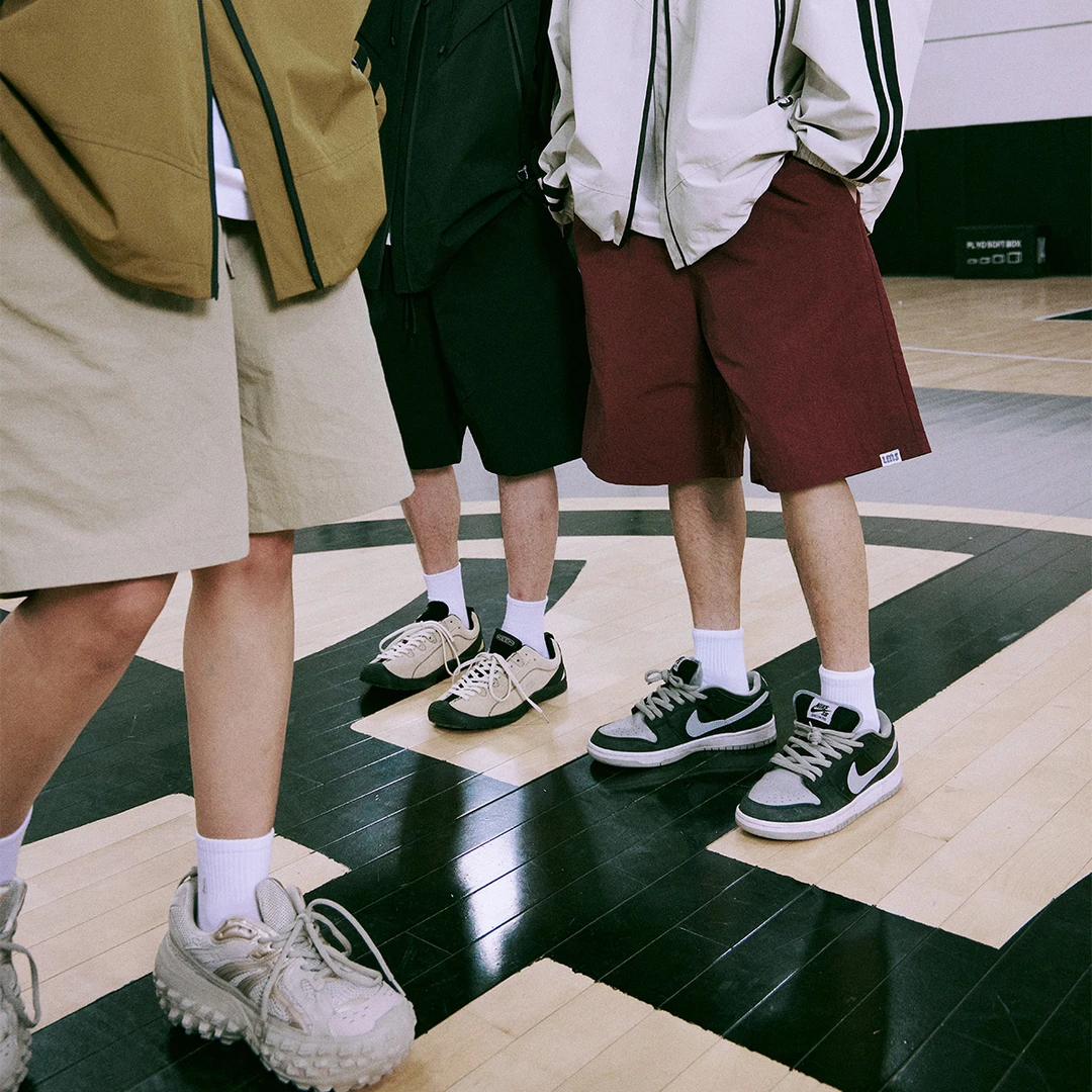 【李阿壹专属】lemanism潮牌机能速干运动工装五分裤短裤