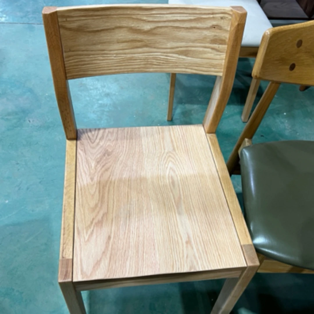 处理博然方椅 书桌椅全实木餐椅北欧简约日式原