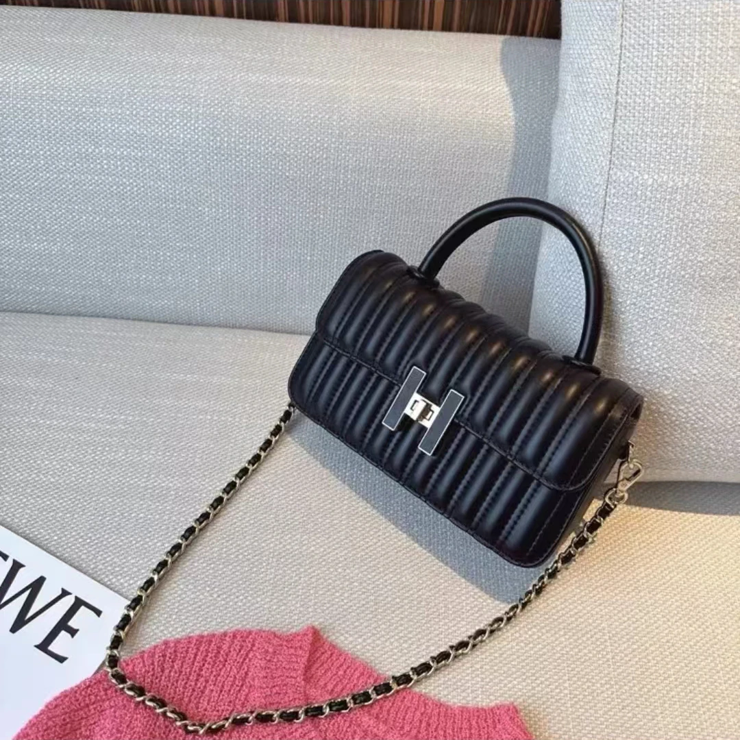 2024新款时尚简约风通勤百搭手拿包LTBB-6816黑色